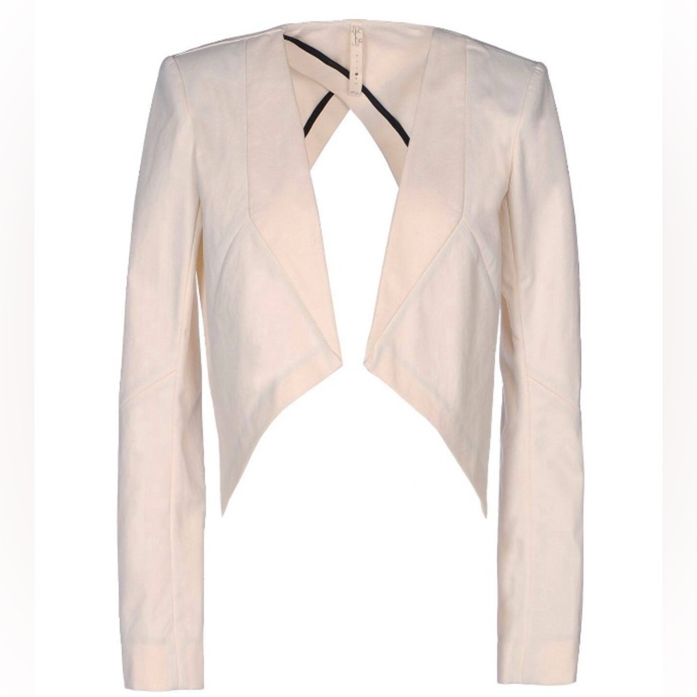 Titania Ingris Geometric blazer Cream/Ecru